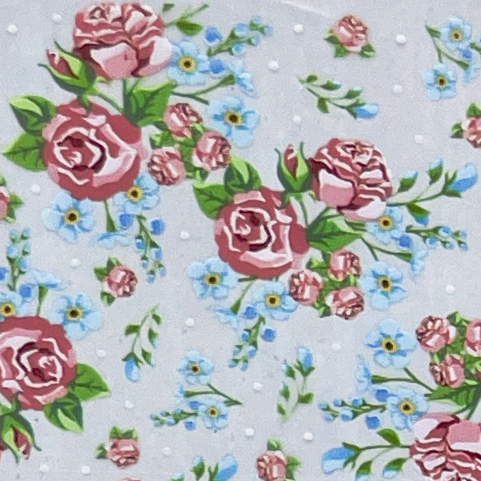 MM - "31-06 Forget-Me-Not" -- Nail Transfer Foil