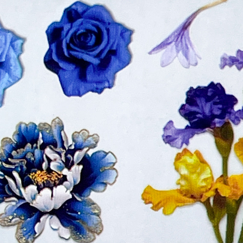 MM - "30-08 Indigo Garden" -- Nail Transfer Foil