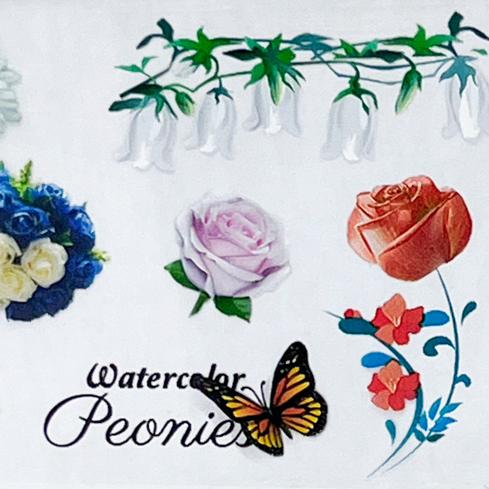 MM - "27-07 Beauty & the Butterfly" -- Nail Transfer Foil