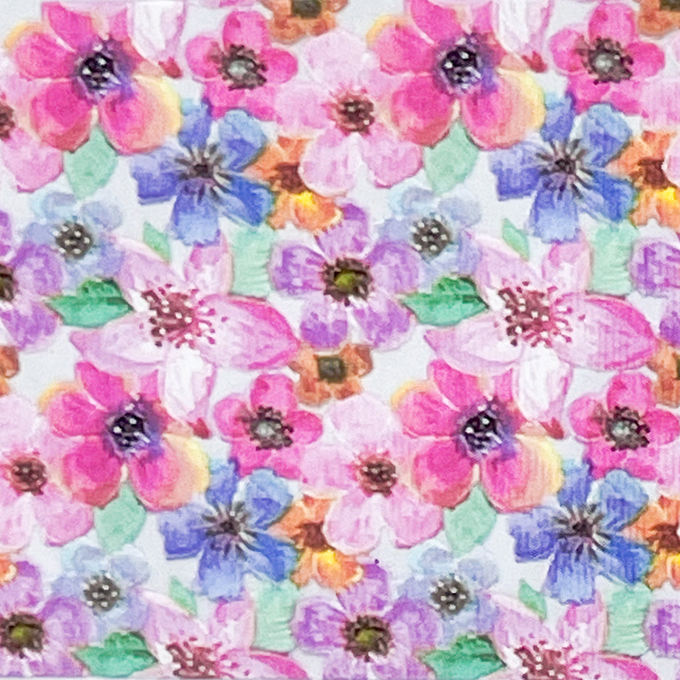 MM - "37-10 Flower Frenzy #2" -- Nail Transfer Foil