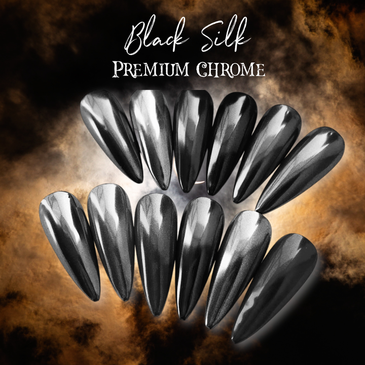 Black Silk Chrome Powder