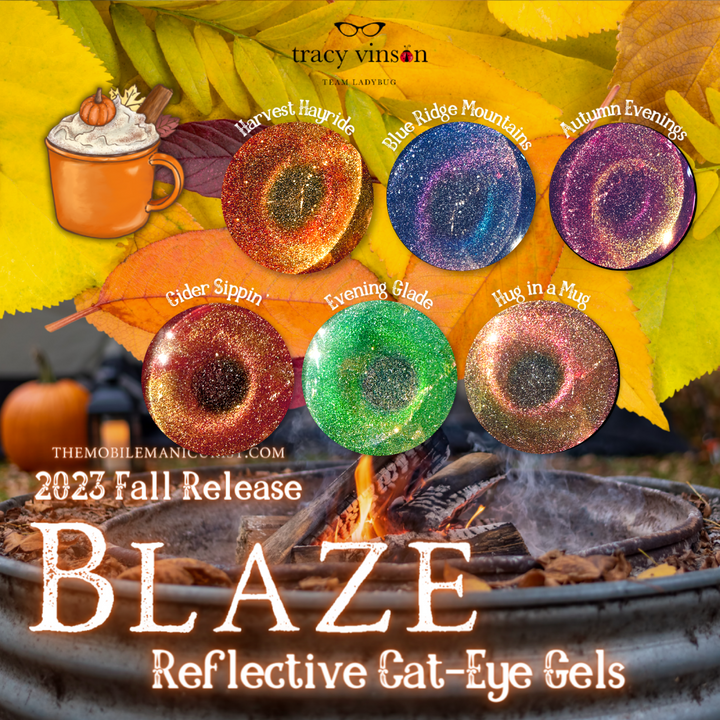 Blaze Cat Eye Gels-Autumn Evenings