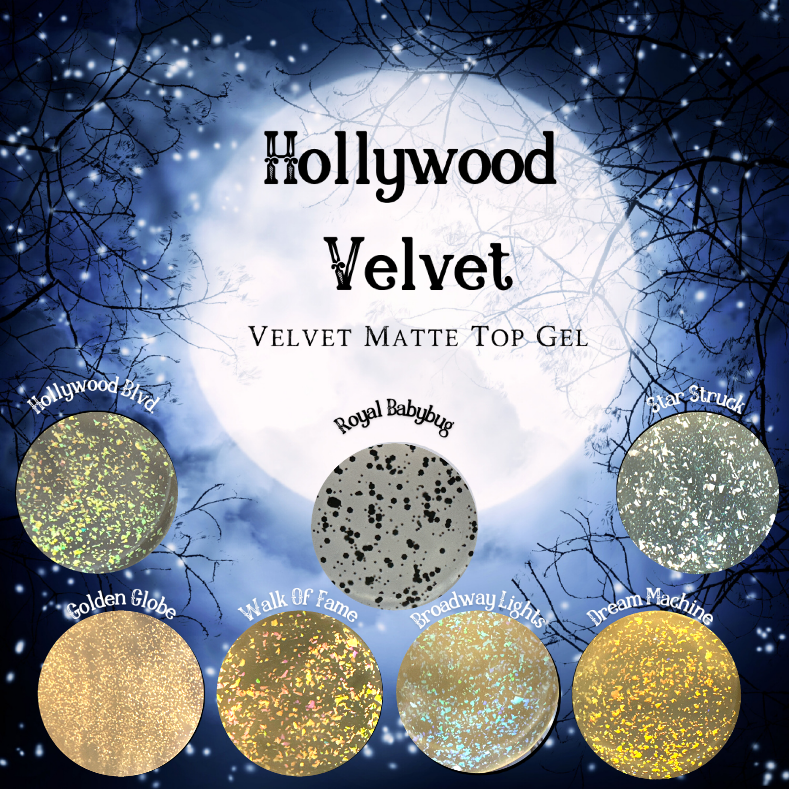 MATTE "Golden Globe" -- Matte Hollywood Top Gel