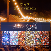 Gold Autumn Nail Crystals