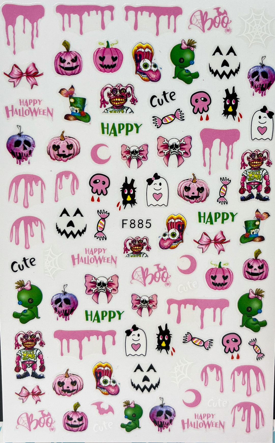 MM - Halloween Decals - F885 "Pink Halloween"