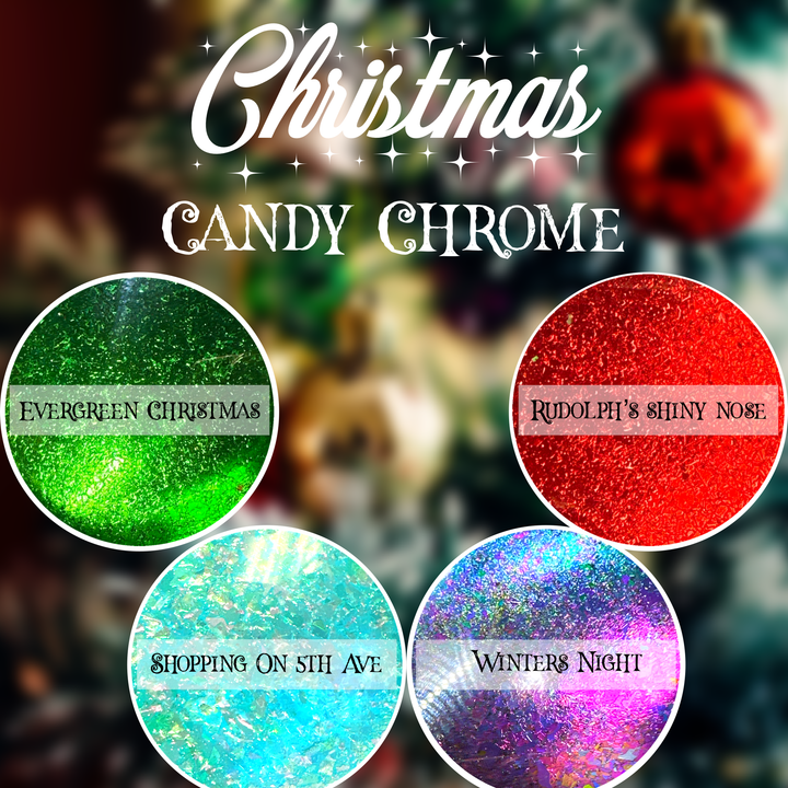 Shopping On 5th Ave. Christmas Candy Chrome