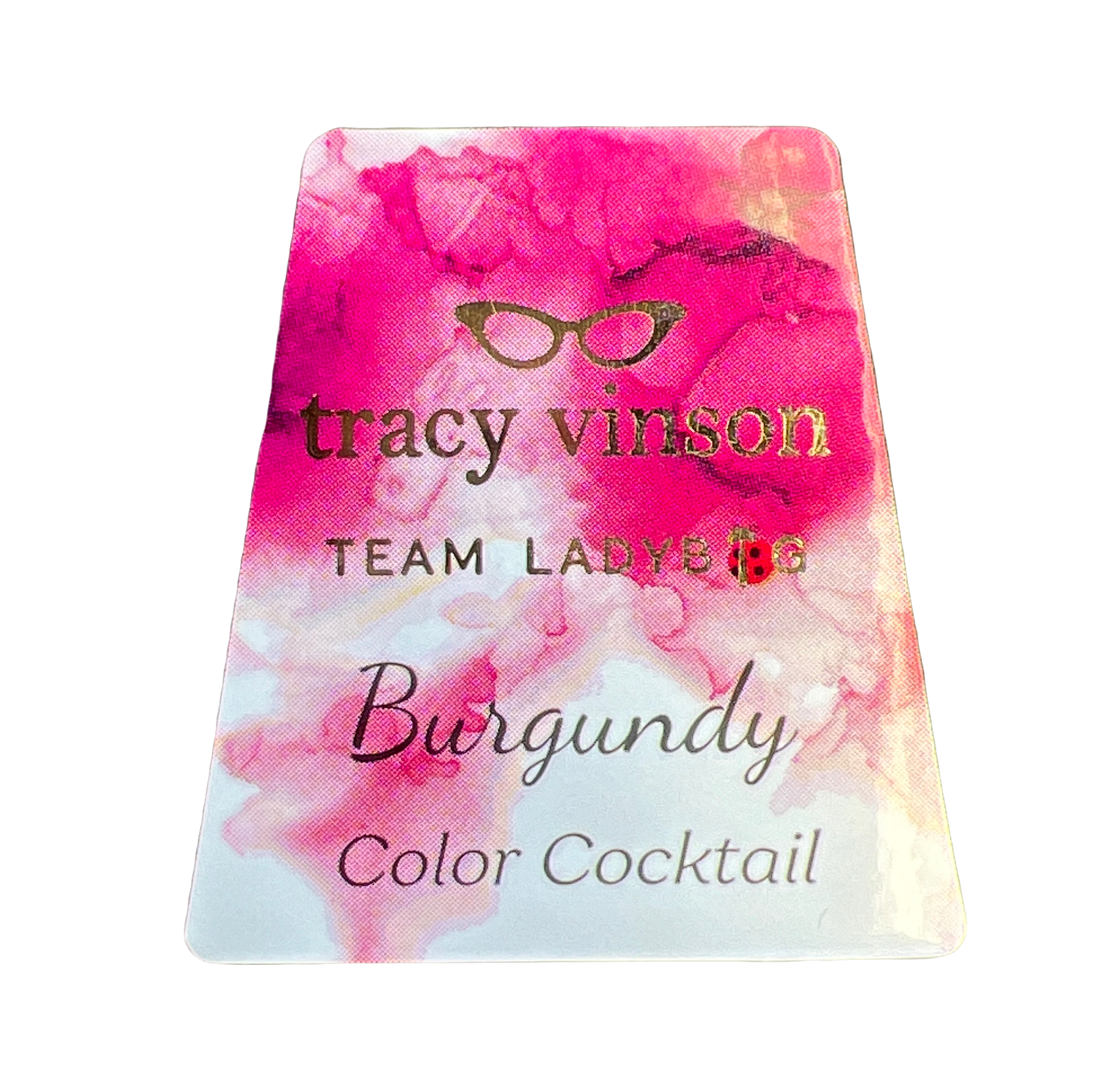 Burgundy -- Solid Color Cocktail Alcohol Ink