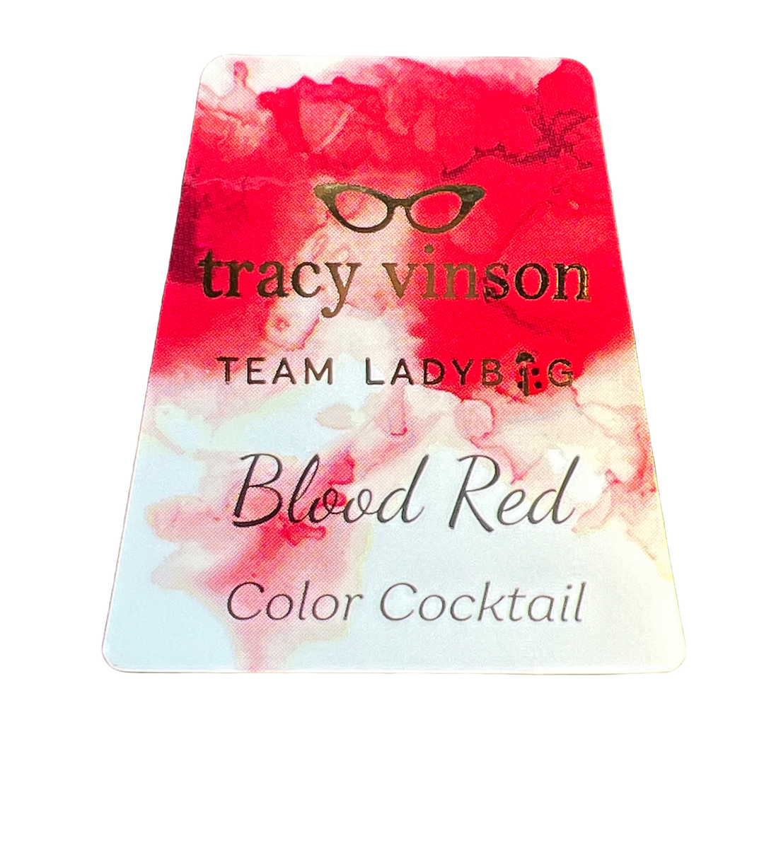 Blood Red -- Solid Color Cocktail Alcohol Ink