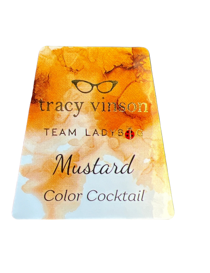 Mustard -- Solid Color Cocktail Alcohol Ink