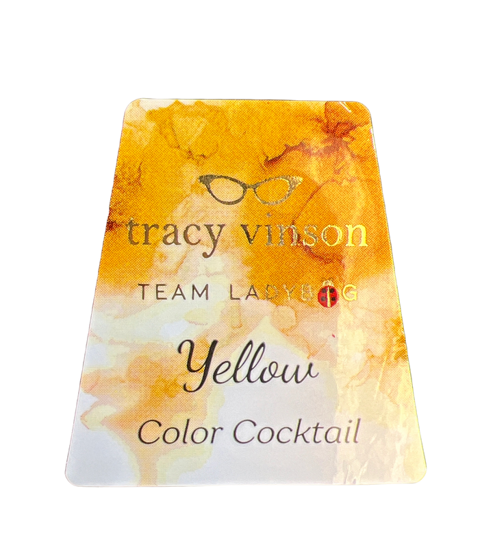 Yellow -- Solid Color Cocktail Alcohol Ink