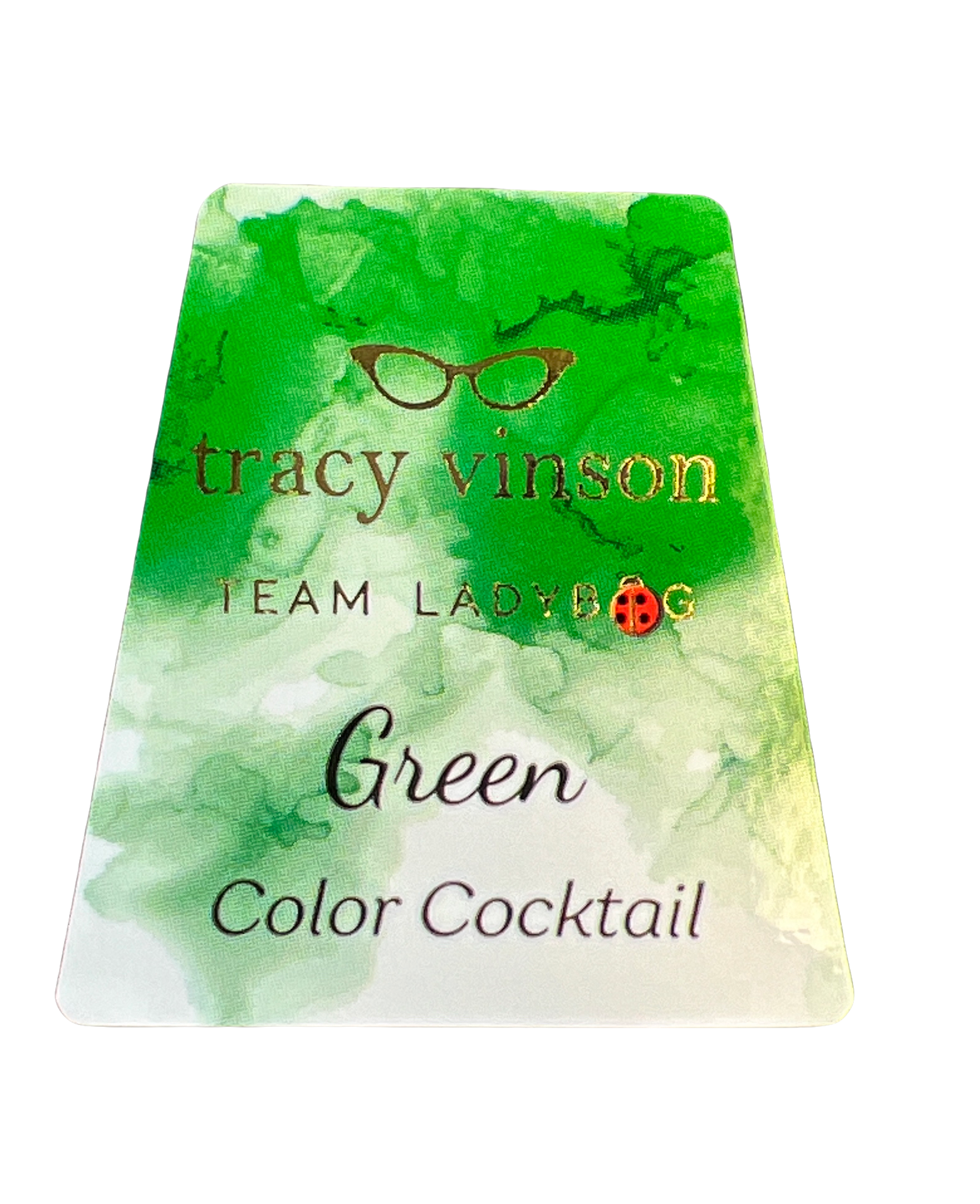 Green -- Solid Color Cocktail Alcohol Ink