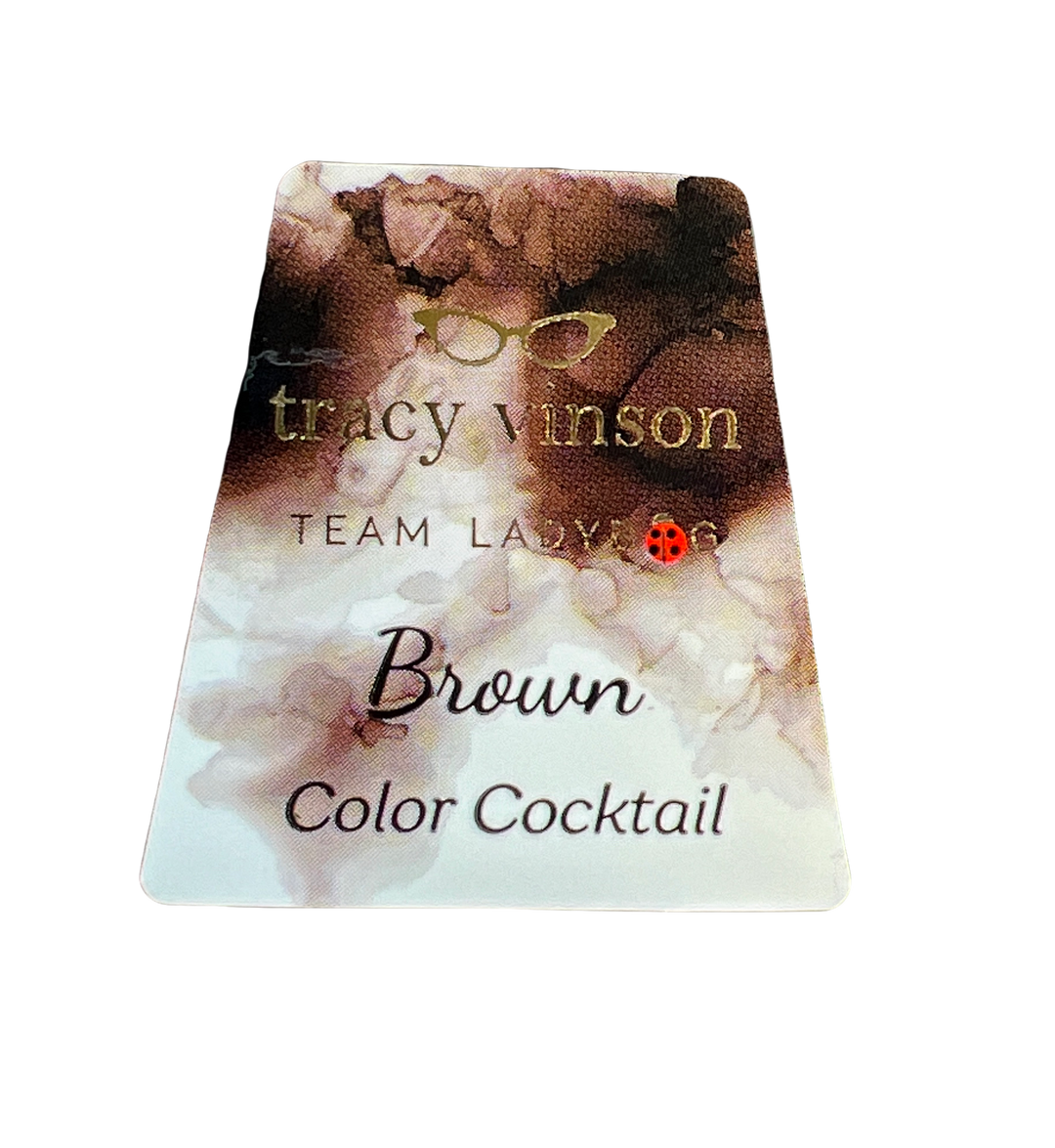 Brown -- Solid Color Cocktail Alcohol Ink