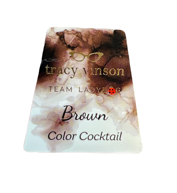Brown -- Solid Color Cocktail Alcohol Ink