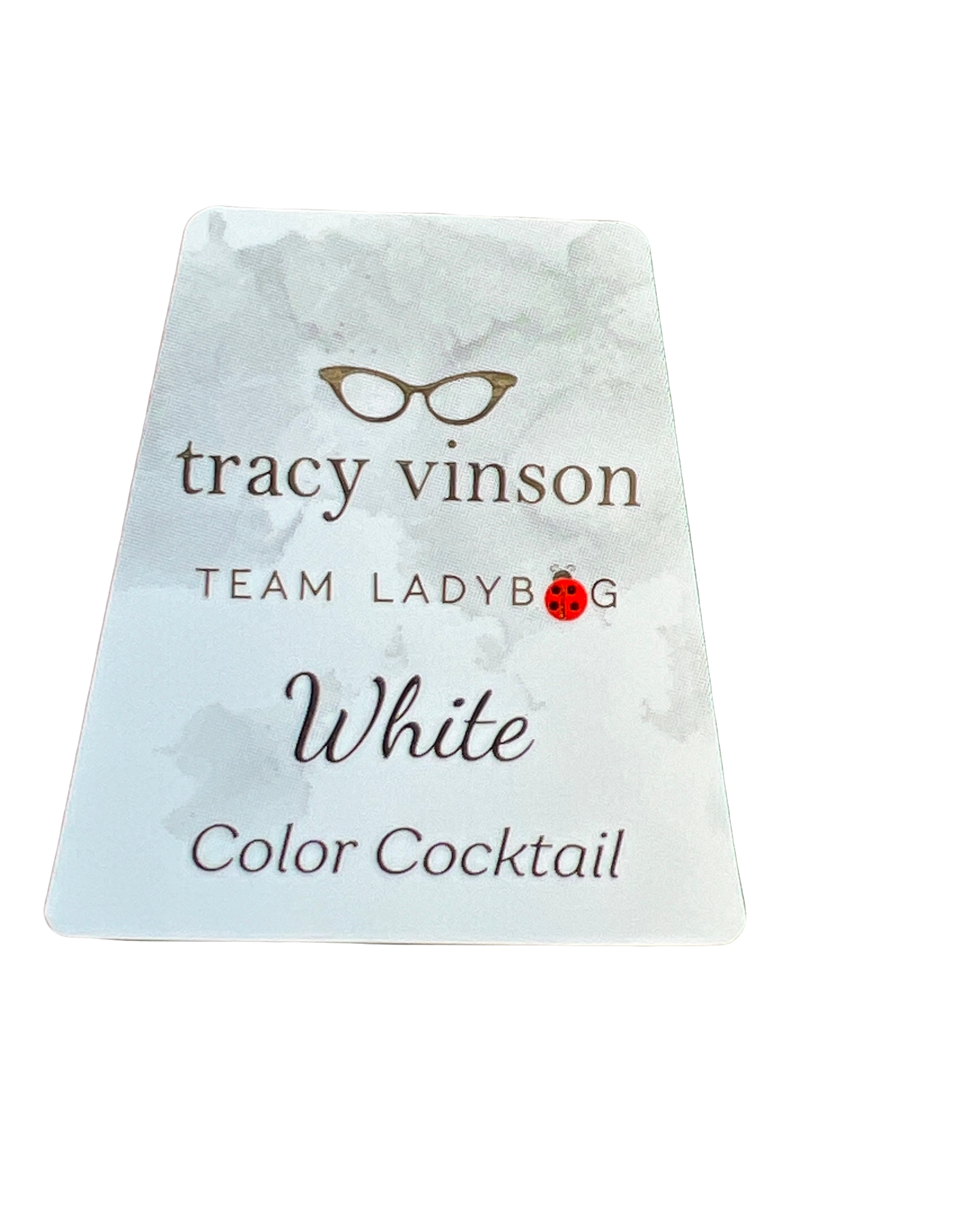 White -- Solid Color Cocktail Alcohol Ink