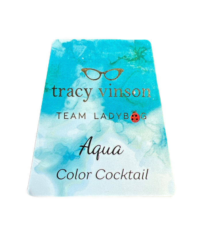 Aqua -- Solid Color Cocktail Alcohol Ink