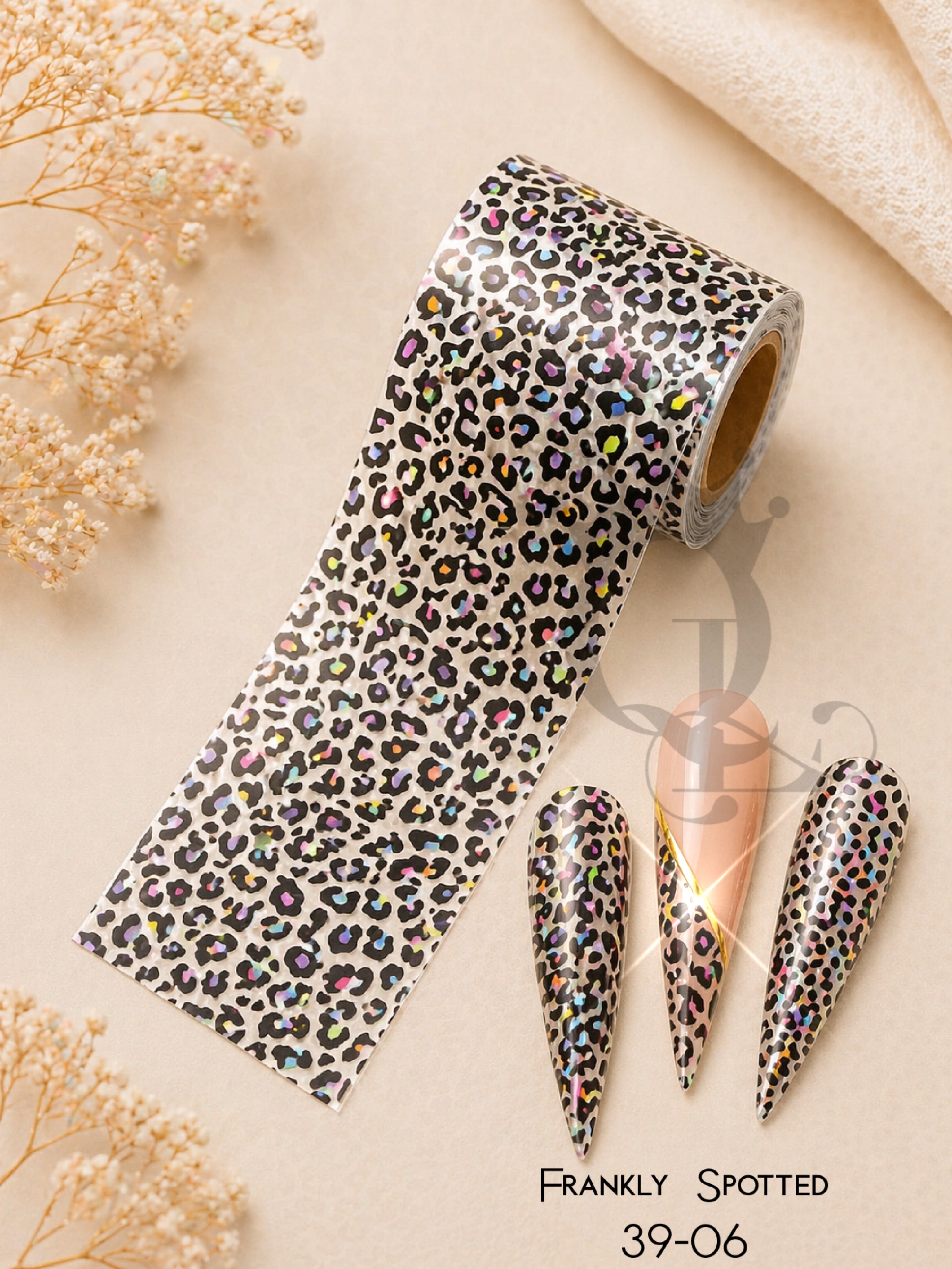 39-06 Frankly Spotted Nail Transfer Foil