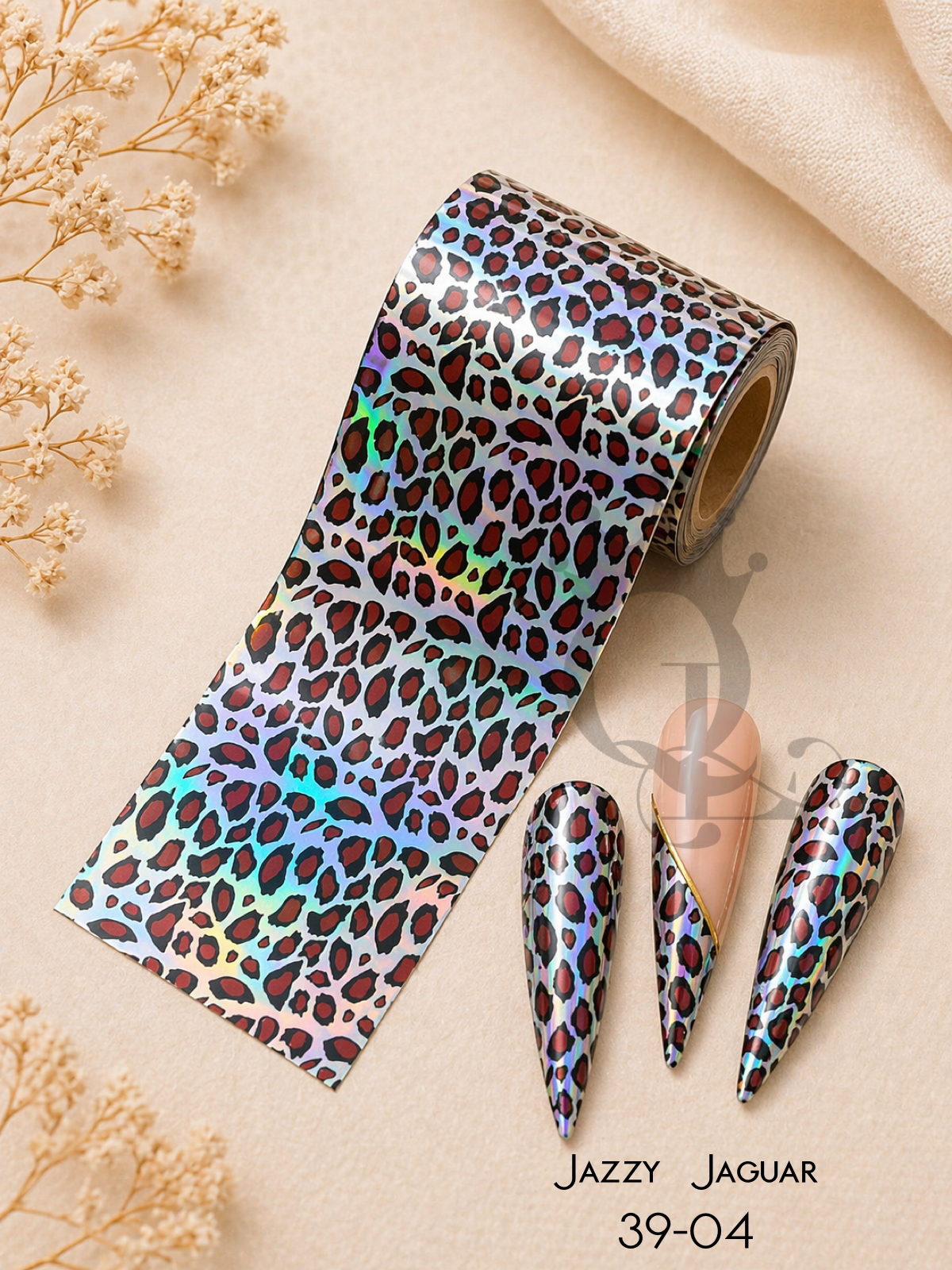 39-04 Jazzy Jaguar Nail Transfer Foil