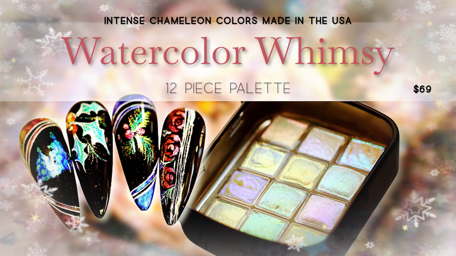 Winter Watercolor Whimsey--12 Pc Palette