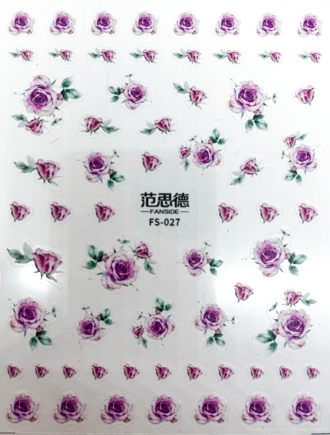 MM - Decals -- FS-027 "Lavender Roses"
