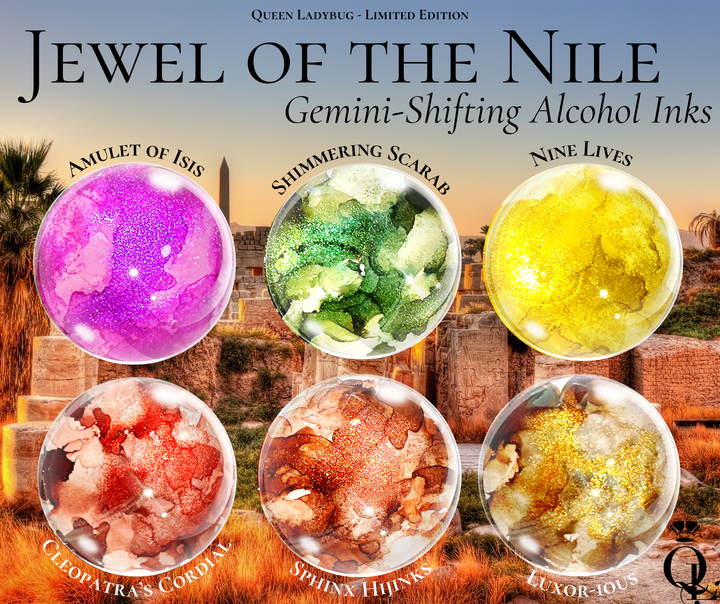 Jewel of the Nile Alcohol Ink Collection - 6pcs.