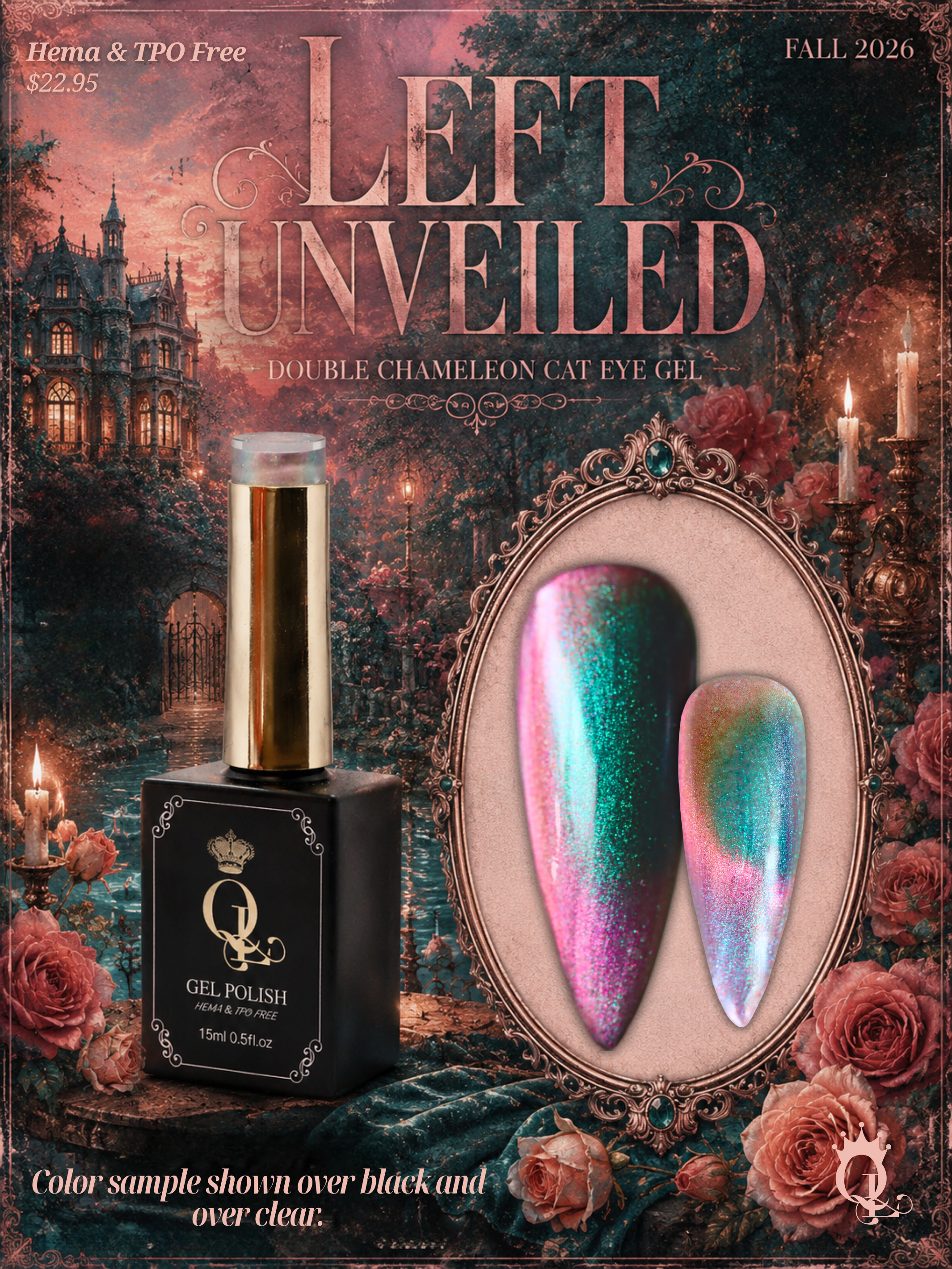 Left Unveiled -- Double Chameleon Cat Eye Gel