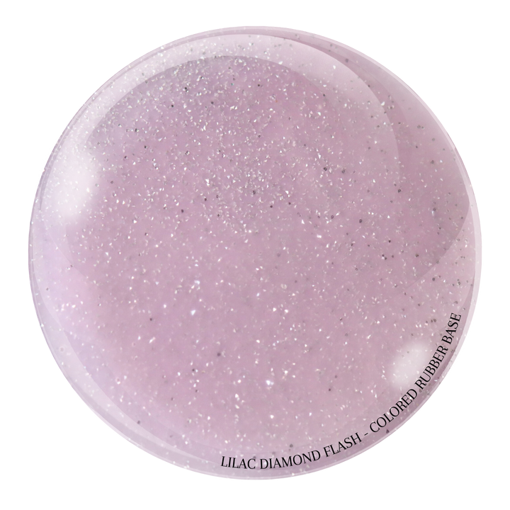 "Lilac Diamond Flash" -- HEMA-Free Colored Rubber Base