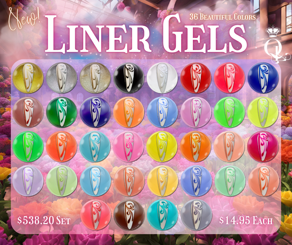 No. 3 Metallic PEARL Champagne - QL Liner Gel