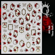 MS 748 "Dear Self..." -- Metallic Decals