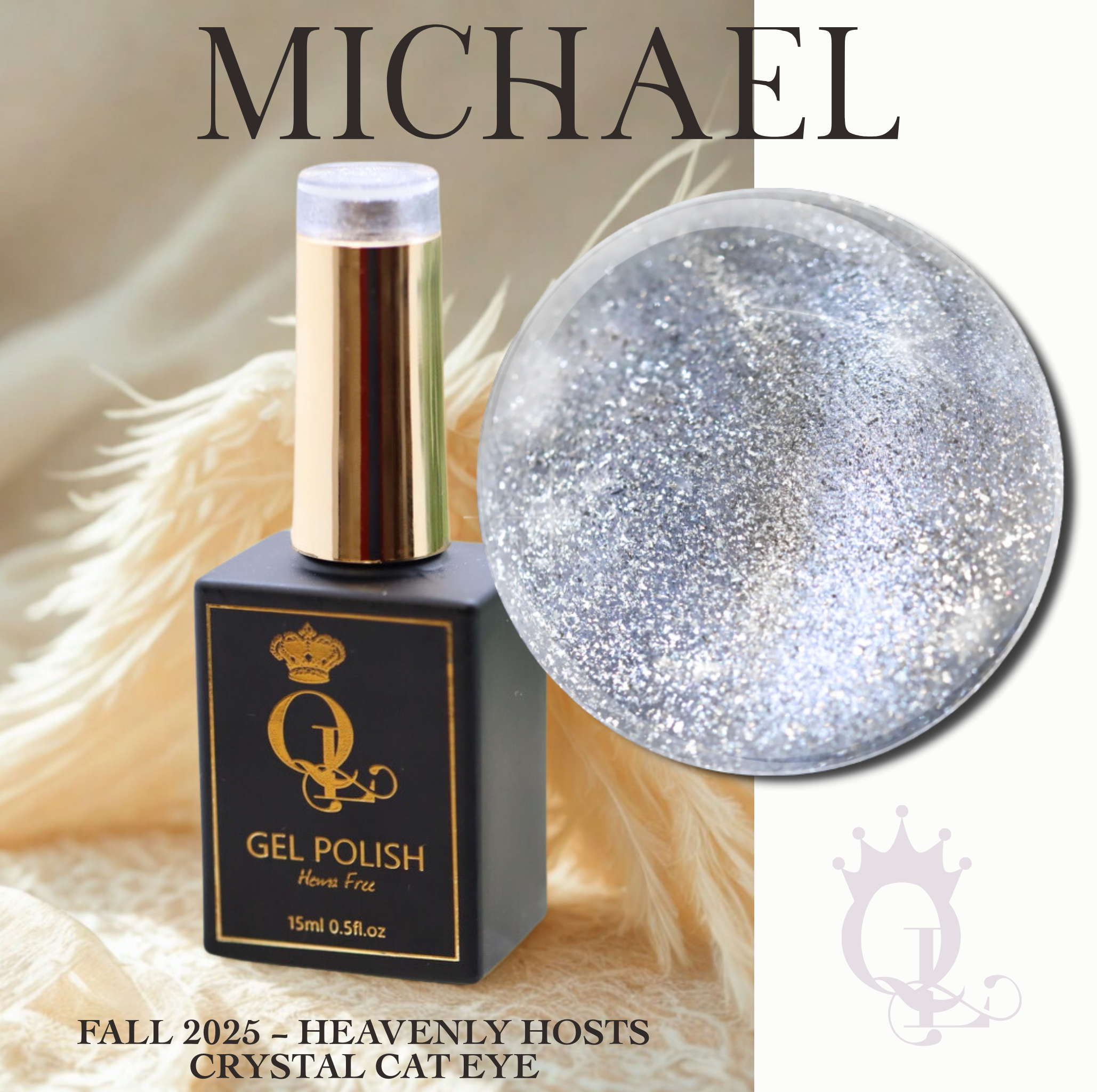 Michael - Heavenly Hosts HEMA-Free Crystal Cat Eye Gel
