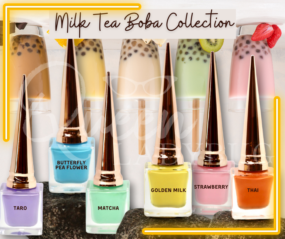 Milk Tea Boba Alcohol Ink Collection - 6pcs.