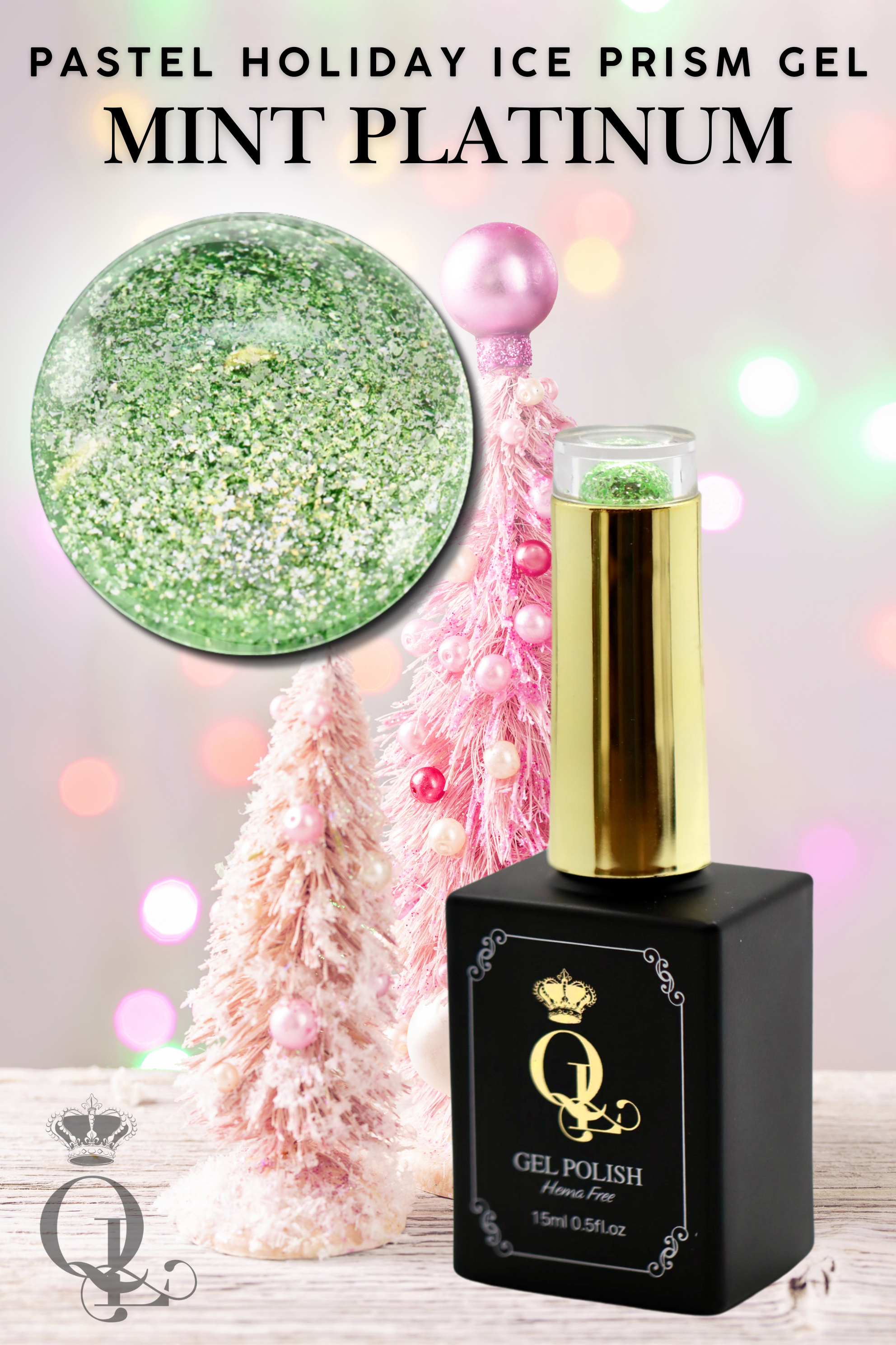 HEMA-Free PASTEL Holiday Ice Prism Gel Trio