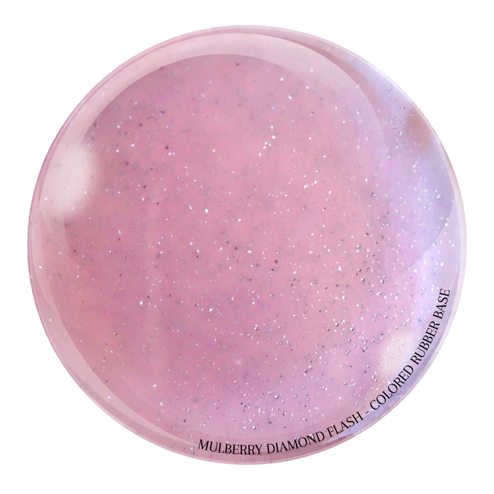 "Mulberry Diamond Flash" -- HEMA-Free Colored Rubber Base