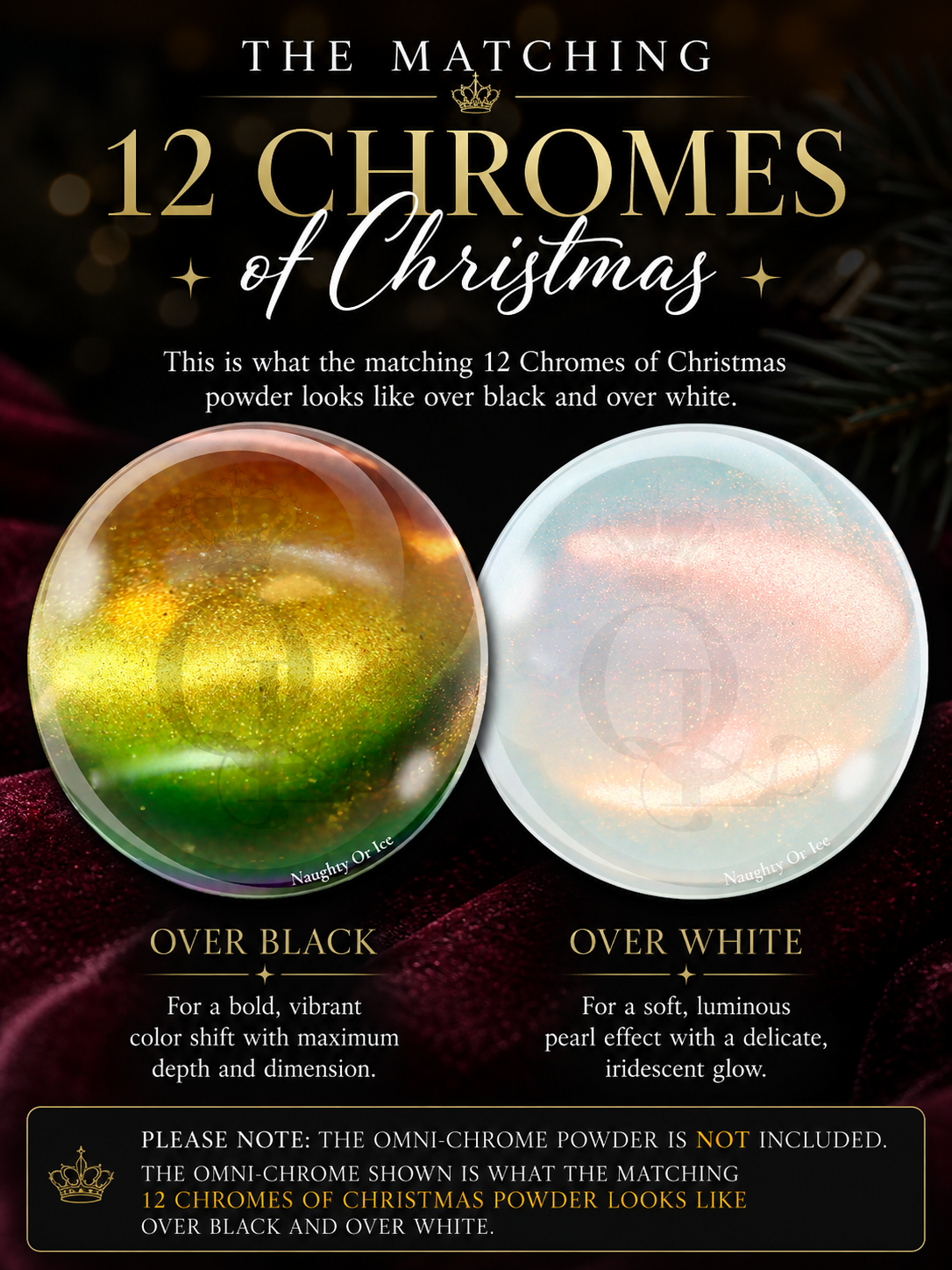 Naughty or Ice -- 12 Candy Chromes of Christmas SINGLE