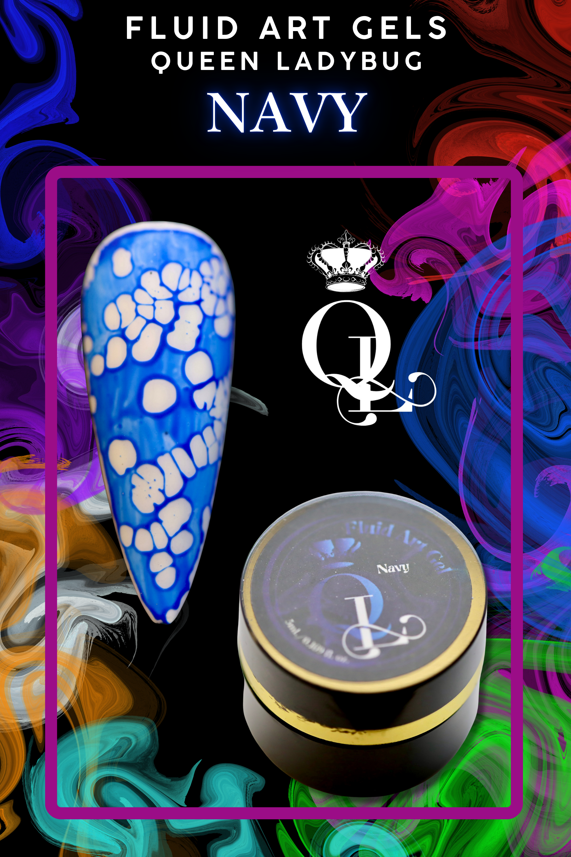 Fluid Art Gels -- 14pc Set with Activator