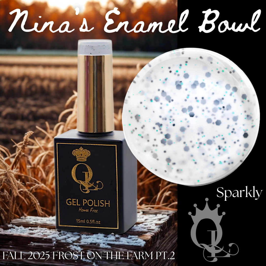Nina’s Enamel Bowl - Frost on the Farm Pt.2 HEMA-Free Gel Polish
