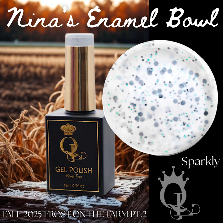 Nina’s Enamel Bowl - Frost on the Farm Pt.2 HEMA-Free Gel Polish