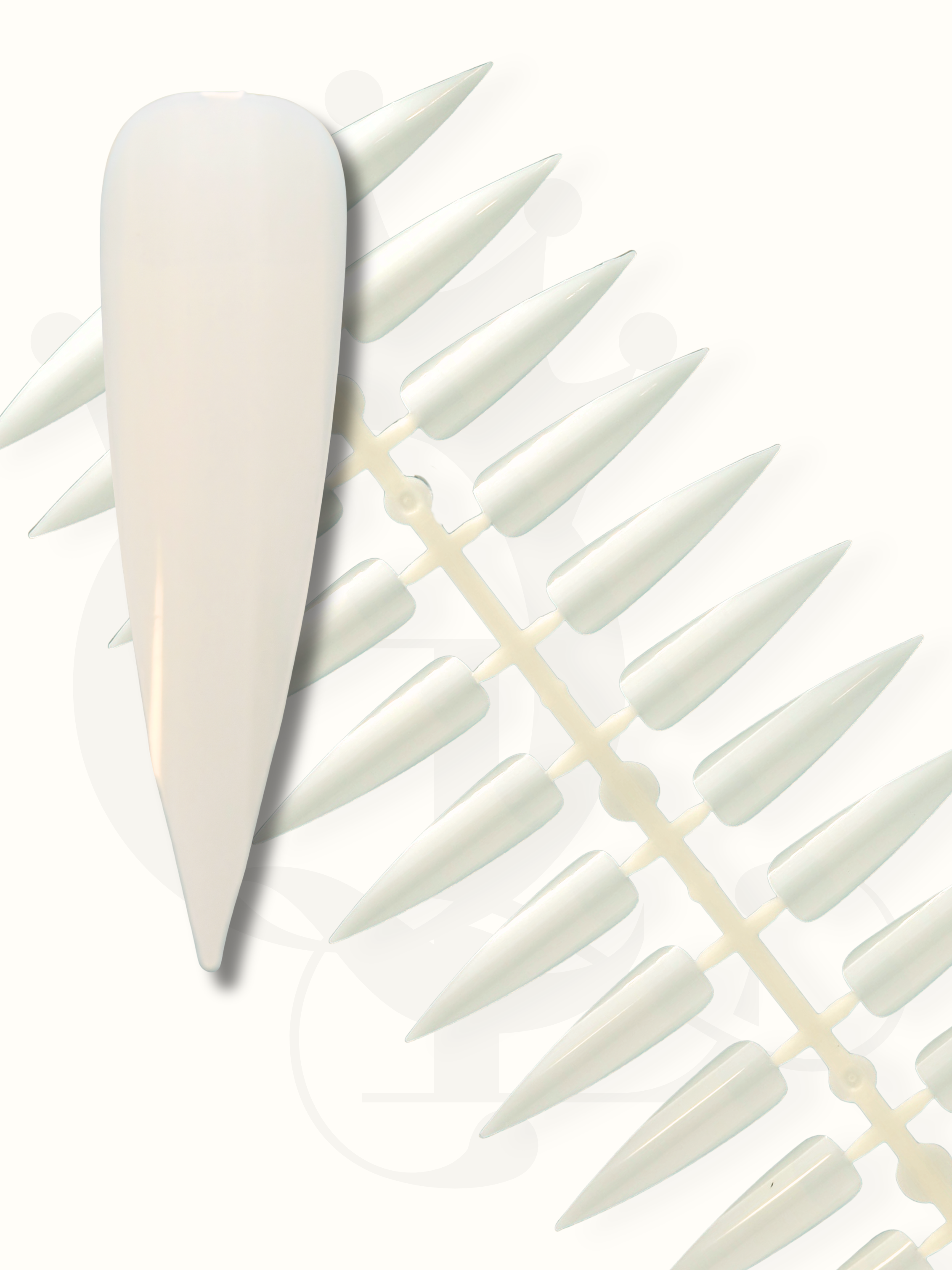 Natural -- Value Pack Stiletto Nail Tips
