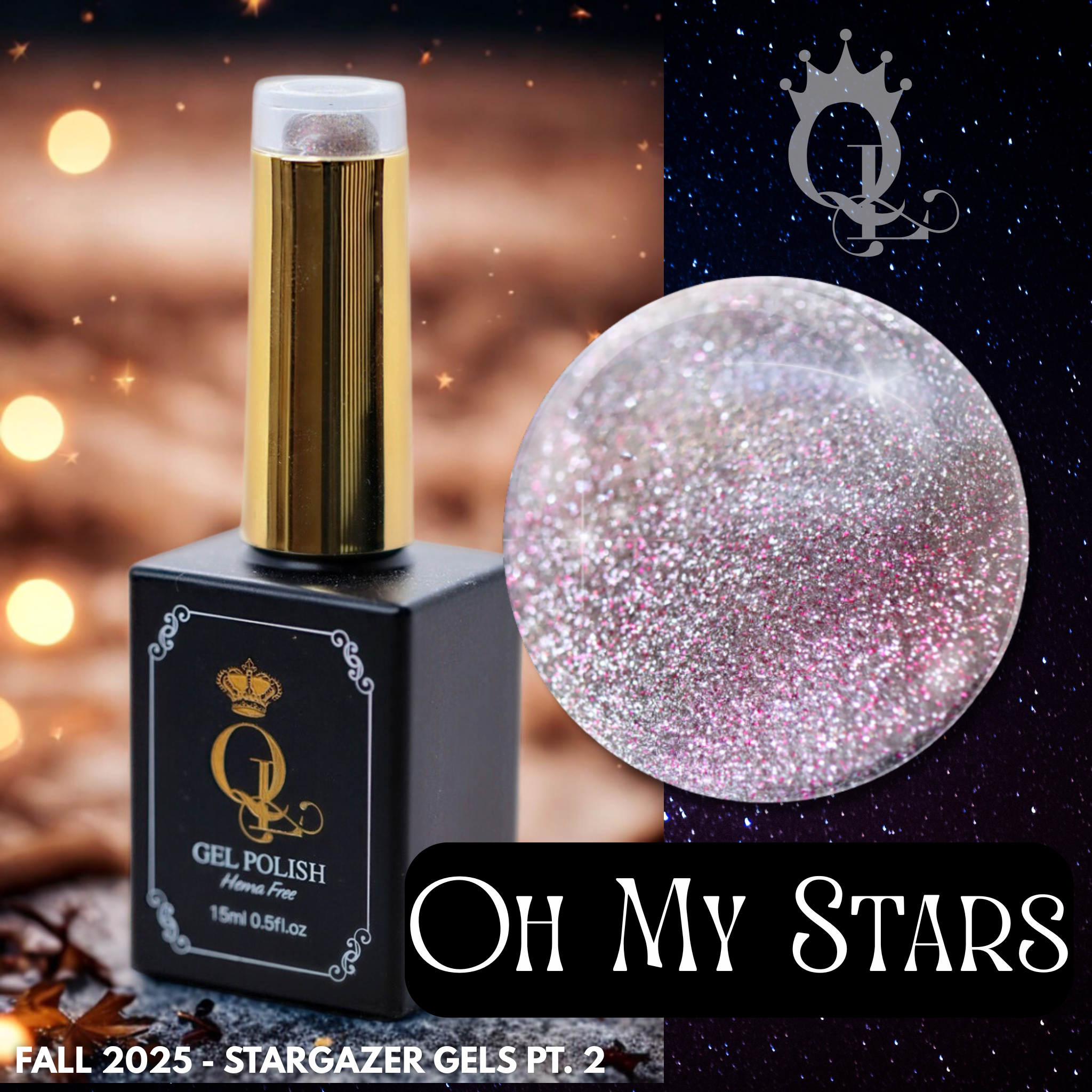 Oh My Stars -- Stargazer HEMA-Free Cat Eye Gel