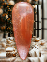 "Orange Marmalade Organza" -- Glass, Crystal Cat Eye Gel
