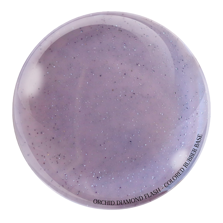 "Orchid Diamond Flash" -- HEMA-Free Colored Rubber Base