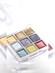 "Ornamental Opulence" -- Mini Metallic Watercolor Palette