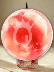 "Outrageous Orange" -- Alcohol Ink