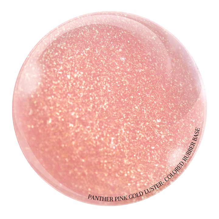 "Panther Pink Gold Luster" -- HEMA-Free Colored Rubber Base