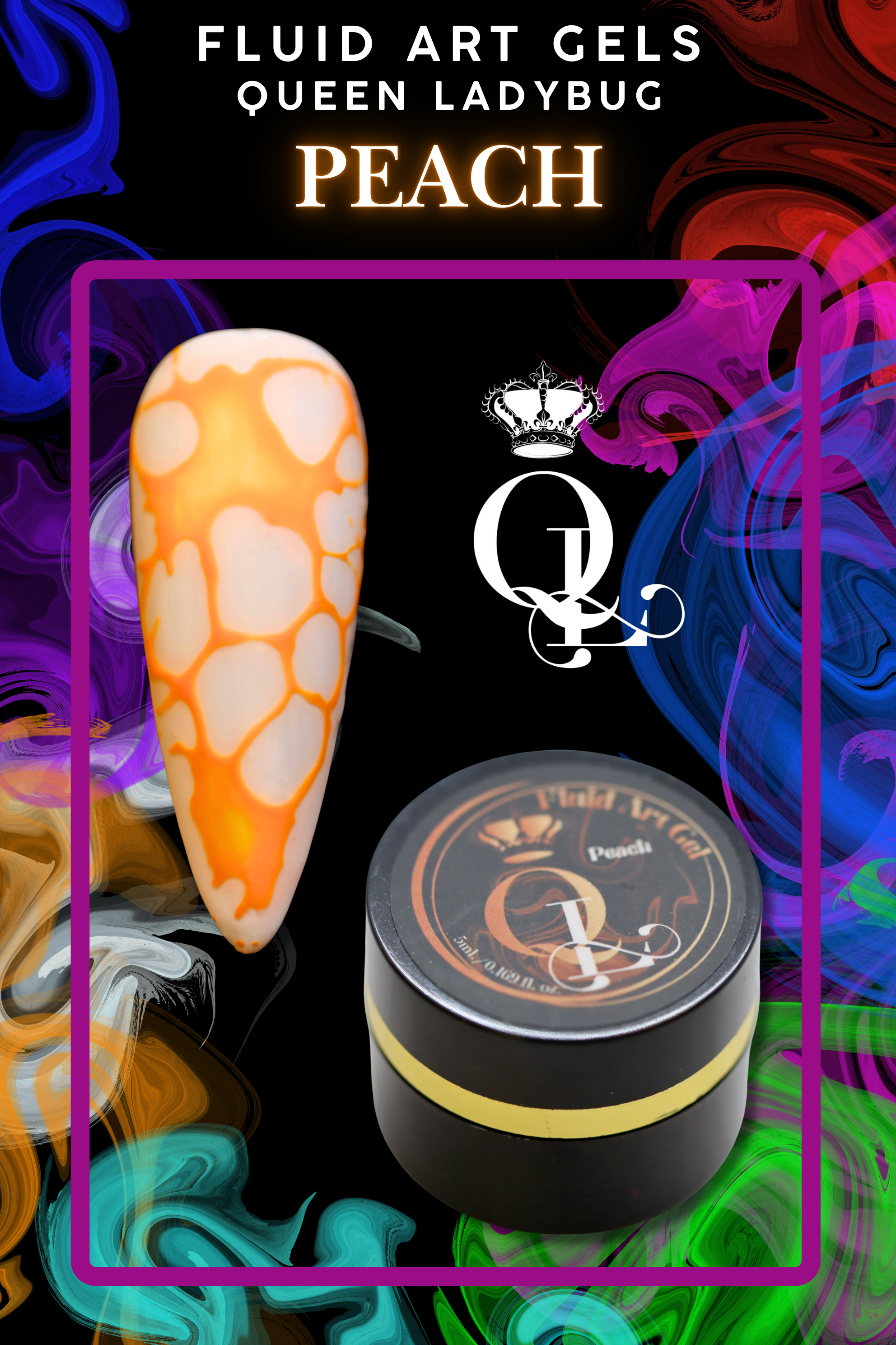 Fluid Art Gels -- 14pc Set with Activator