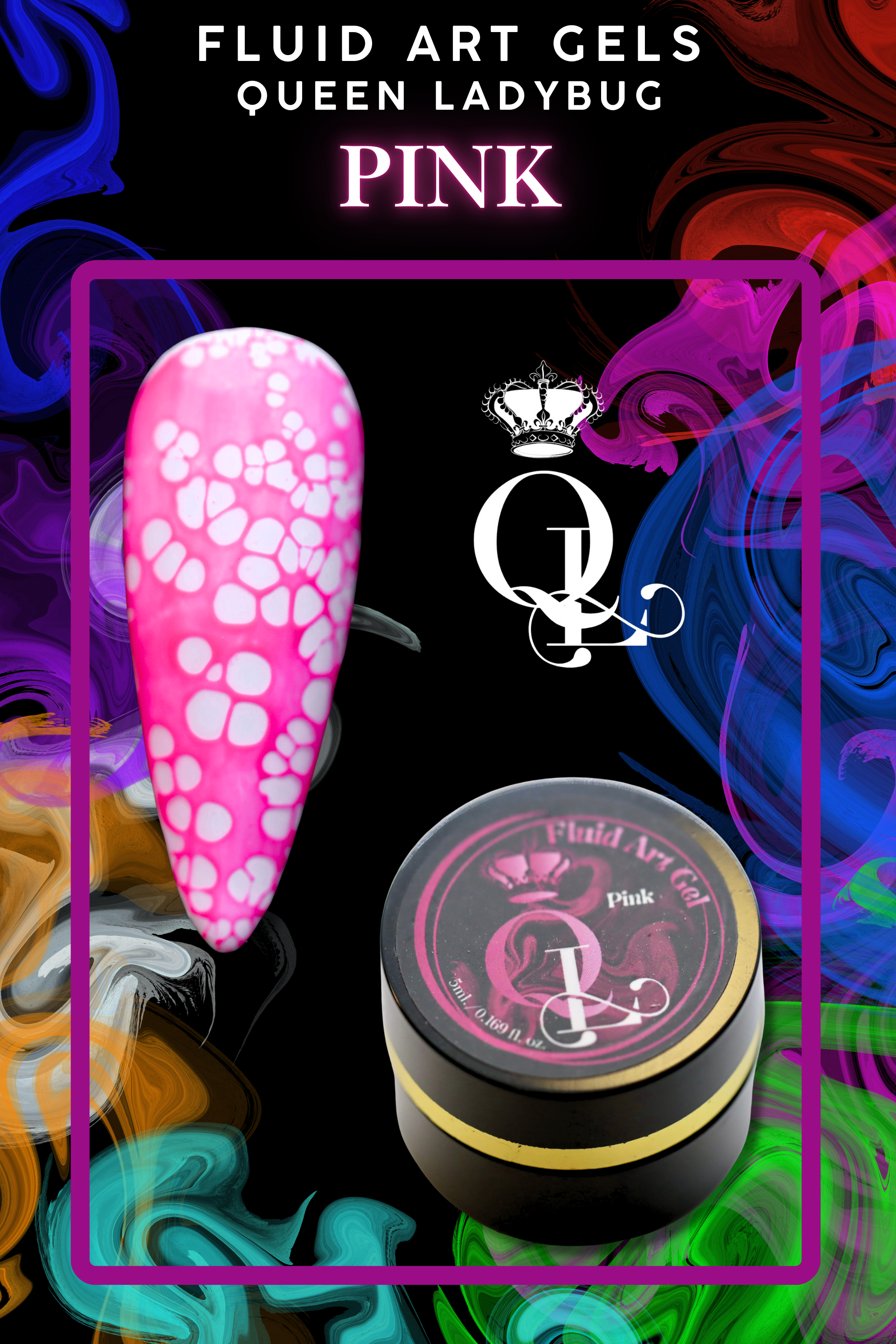 Fluid Art Gels -- 14pc Set with Activator