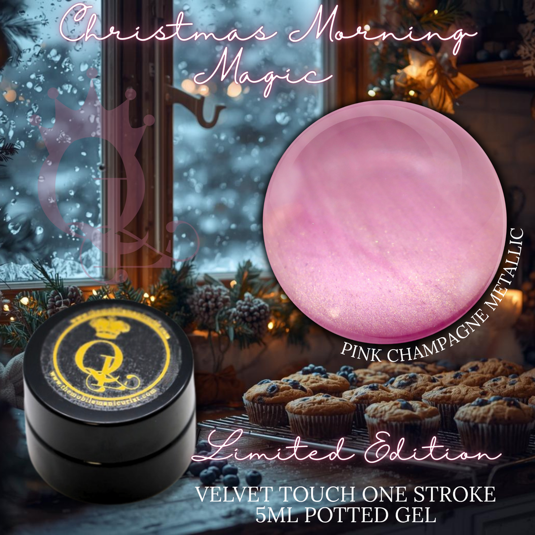 **Seasonal Limited Edition "Christmas Morning Magic"Collection -- Velvet Touch One-Stroke Potted Gels