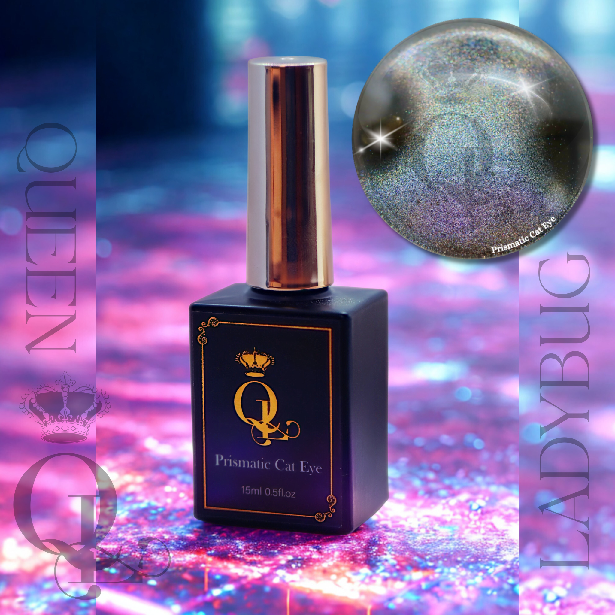 Prismatic Cat Eye Gel Polish