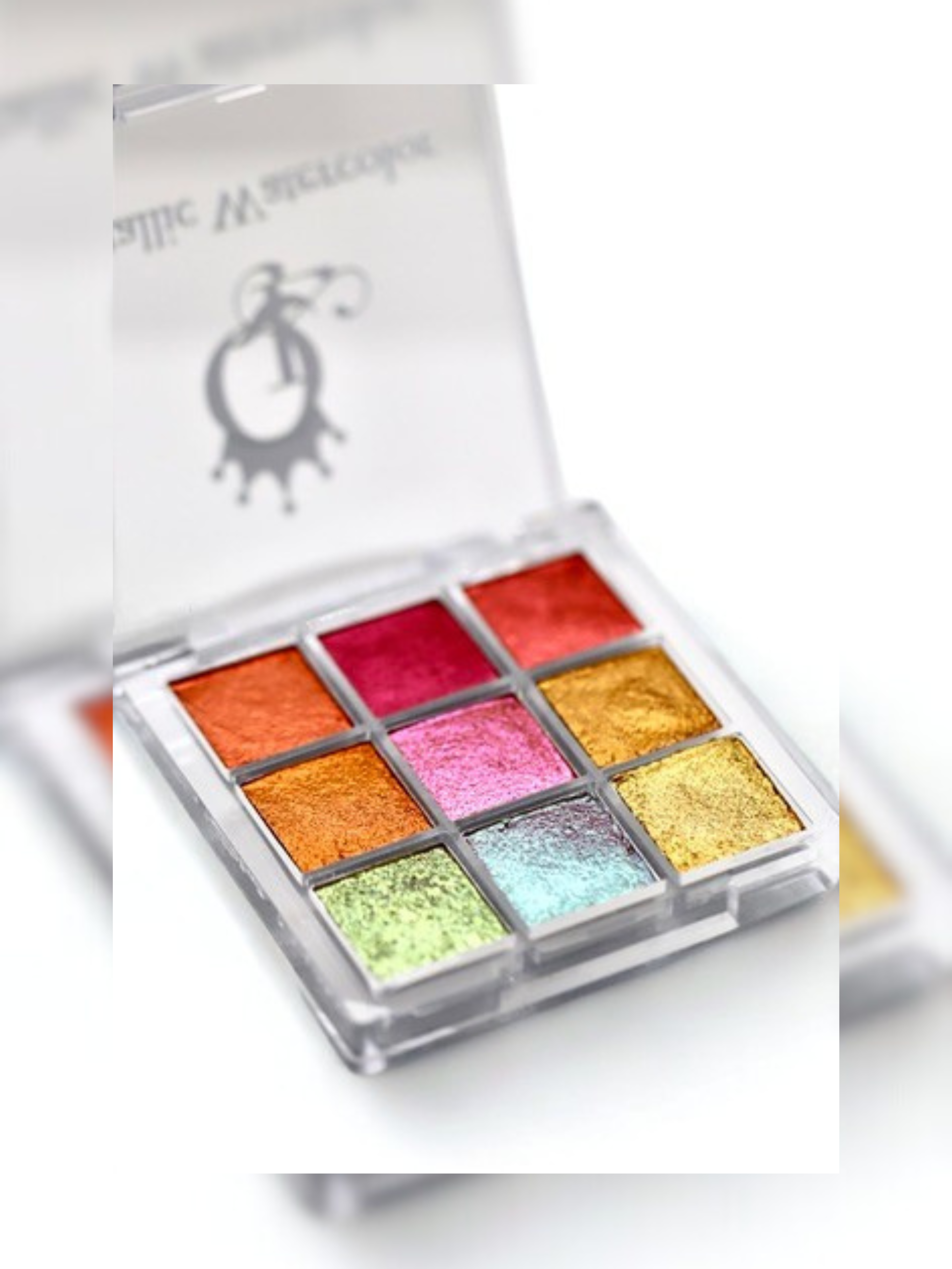 "Rosewood Garden" -- Mini Metallic Watercolor Palette