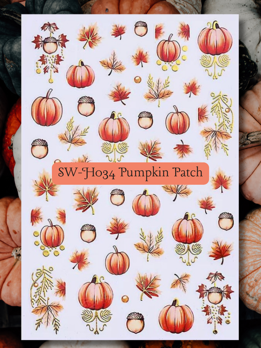 SW-H034 "Pumpkin Patch" Fall-O-Ween Decals