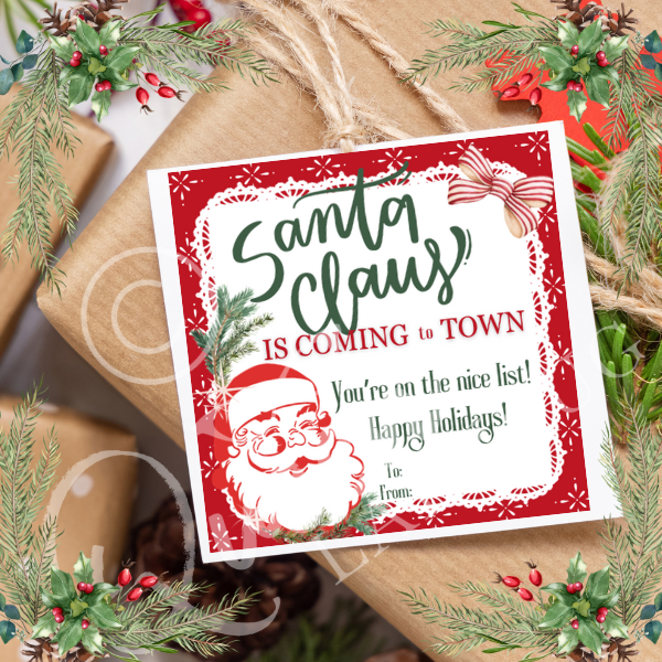 Christmas Gift Tags -- DIGITAL DOWNLOAD